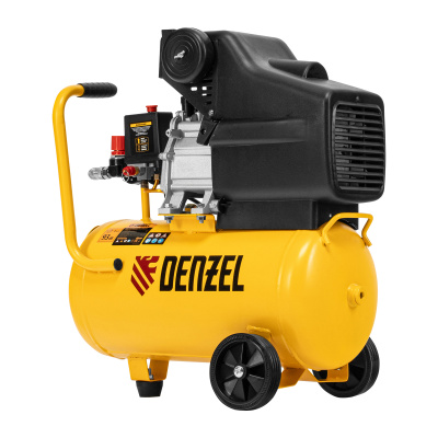 Компрессор воздушный DC1500/24, прямой привод, 1.5 кВт, 24 литра, 220 л/мин Denzel по ценам производителя в Москве с доставкой по всей России