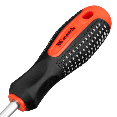 Отвертка Fusion, SL8 х 150 мм, CrV, трехкомпонентная рукоятка "Anti slip" Matrix по ценам производителя в Москве с доставкой по всей России