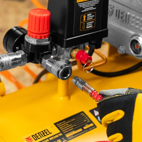 Компрессор воздушный DKV2200/100, Х-PRO 2.2 кВт, 400 л/мин, 100л Denzel по ценам производителя в Москве с доставкой по всей России