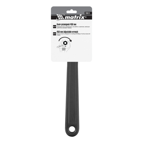 Ключ разводной, 450 мм Matrix по ценам производителя в Москве с доставкой по всей России