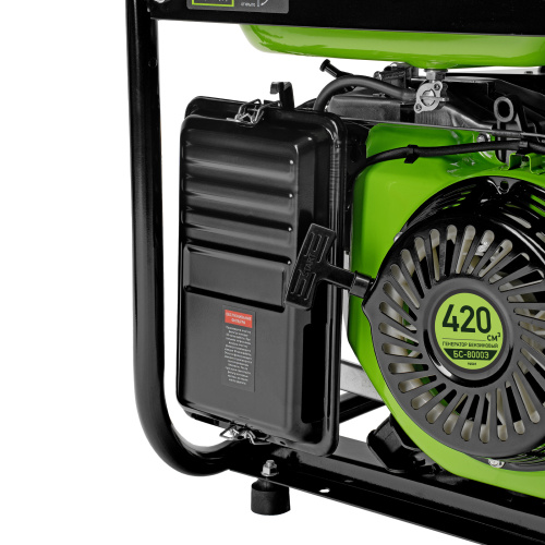 Генератор бензиновый БС-8000Э, 6,6 кВт, 230В, четырехтактный, 25 л, электростартер Сибртех по ценам производителя в Москве с доставкой по всей России