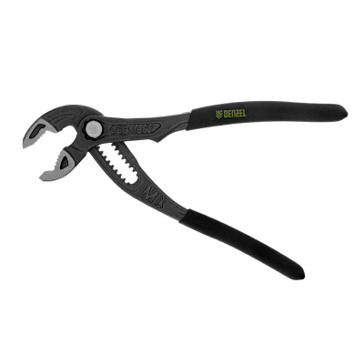 Клещи переставные, кнопочный механизм, обливные рукоятки, 180 мм Denzel по ценам производителя в Москве с доставкой по всей России