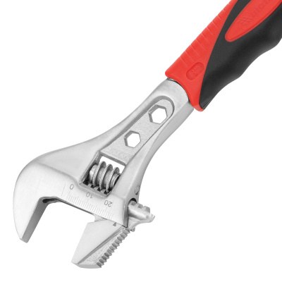 Ключ разводной, 200 мм, переставная губка, двухкомпонентная рукоятка Matrix купить в Москве с доставкой по всей России | ProtosMarket.ru