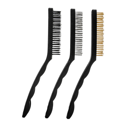 Набор щеток, 3 шт, металлические с пластмассовой ручкой, большие Matrix по ценам производителя в Москве с доставкой по всей России