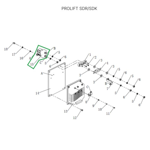 Контактор питания контроллера для штабелеров SDR/SDK 1,5-1,6 т, для тележек SK20 по ценам производителя в Москве с доставкой по всей России
