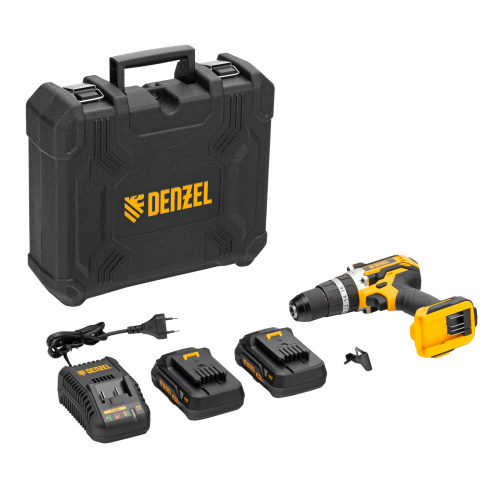 Дрель-шуруповерт аккумуляторная ударная бесщет CIDB-18-02, Li-Ion, 18 В Denzel по ценам производителя в Москве с доставкой по всей России