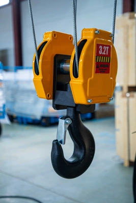 Таль передвижная двухскоростная с уменьшенной строительной высотой  3,2т  6м 4/1 380В электрическая канатная TOR SHA8 2D по ценам производителя в Москве с доставкой по всей России