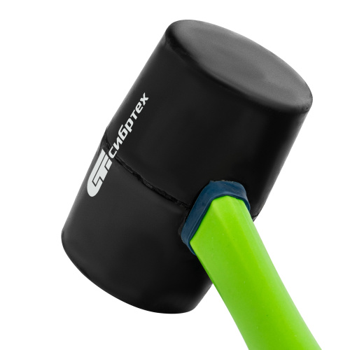 Киянка резиновая, 680 г, черная резина, фибергласовая рукоятка Сибртех по ценам производителя в Москве с доставкой по всей России