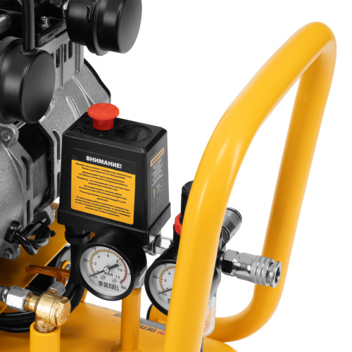 Компрессор безмасляный, малошумный DLS 2200/50, 2200 Вт, 2x1100, 50 л, 380 л/мин Denzel по ценам производителя в Москве с доставкой по всей России