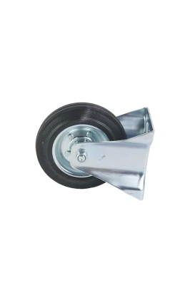 Колесо неповоротное усиленное резина FRC 63 160 мм по ценам производителя в Москве с доставкой по всей России