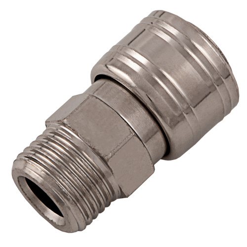 Муфта универсальная быстросъемная ("мама") внешняя резьба 1/2, 1 шт, Stels по ценам производителя в Москве с доставкой по всей России