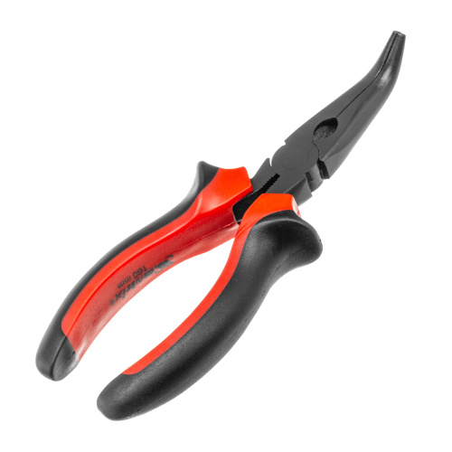Длинногубцы изогнутые Black Nickel, 160 мм, двухкомпонентные рукоятки Matrix по ценам производителя в Москве с доставкой по всей России