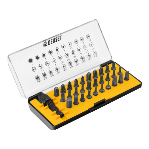 Набор инструментов, 1/2", 1/4", CrV, S2, пластиковый кейс, 100 предметов Denzel по ценам производителя в Москве с доставкой по всей России