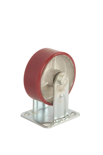 Колесо большегрузное неповоротное FCp 54 125 мм полиуретановое (N) по ценам производителя в Москве с доставкой по всей России