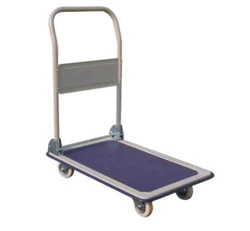 Тележка платформенная пластиковая 200 кг TOR PH200P (480x740) со складной ручкой (пластик, 10 по ценам производителя в Москве с доставкой по всей России