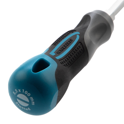 Отвертка SL5.5 x 100 мм, S2, трехкомпонентная рукоятка Gross по ценам производителя в Москве с доставкой по всей России