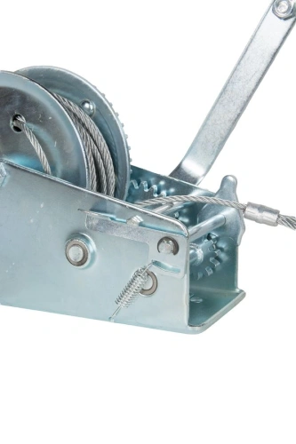 Лебедка ручная барабанная с тросом 1300кг  20м оцинкованная TOR FD по ценам производителя в Москве с доставкой по всей России