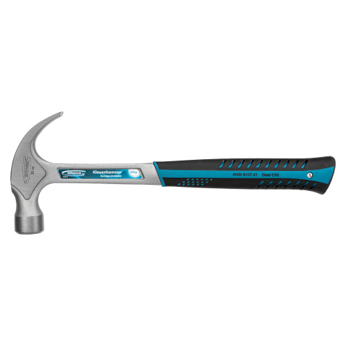 Молоток-гвоздодер, 570 г, цельнокованый, трехкомпонентная рукоятка Gross по ценам производителя в Москве с доставкой по всей России