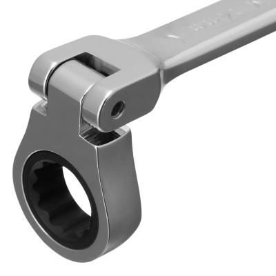 Ключ комбинированный трещоточный, 14 мм, CrV, шарнирный, зеркальный хром Matrix Professional по ценам производителя в Москве с доставкой по всей России