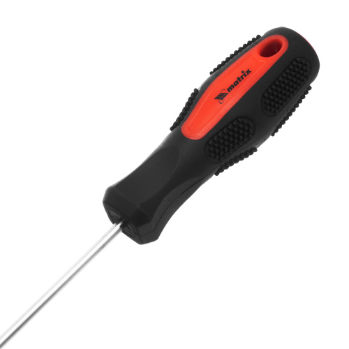 Отвертка Anti-Slip, SL3 х 100 мм, CrV, двухкомпонентная рукоятка Matrix по ценам производителя в Москве с доставкой по всей России