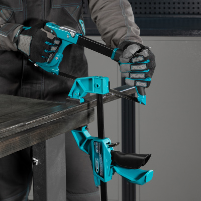 Струбцина реечная, быстрозажимная, пистолетного типа, пошаговый механизм, пластиковый корпус, 450мм Gross по ценам производителя в Москве с доставкой по всей России