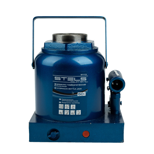 Домкрат гидравлический бутылочный, 50 т, H подъема 236-356 мм Stels по ценам производителя в Москве с доставкой по всей России