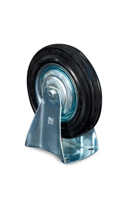 Колесо неповоротное резина FC 80 200 мм (N) по ценам производителя в Москве с доставкой по всей России