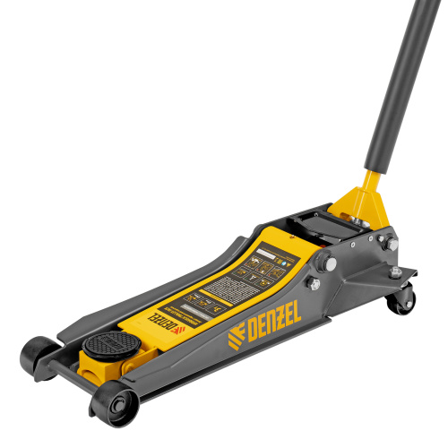 Домкрат гидравлический подкатной, 3 т, 85-610 мм, быстрый подъем, низ. подхват, проф, SUV Denzel по ценам производителя в Москве с доставкой по всей России