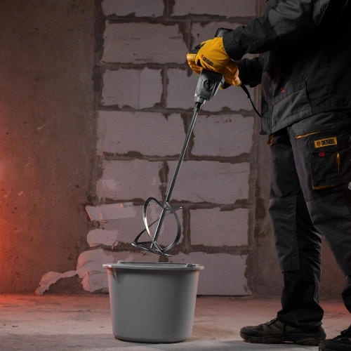 Миксер строительный EM-1-1600, 1600 Вт, 180-460/300-750 об/мин Denzel по ценам производителя в Москве с доставкой по всей России