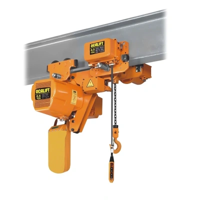 0,5т 6м УСВ таль цепная ТЭЦ OCALIFT M005-01LHD М5 380в передвижная двухскоростная купить в Москве с доставкой по всей России | ProtosMarket.ru