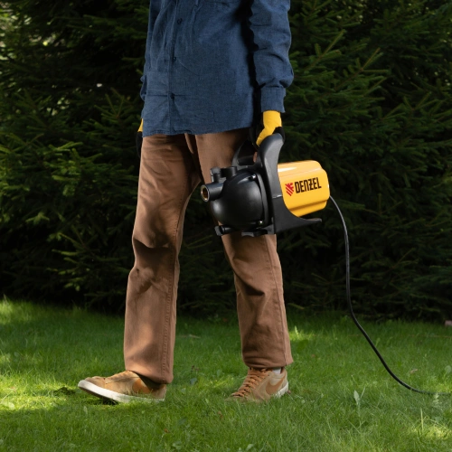 Садовый поверхностный насос GP 600, 600 Вт, 3000 л/ч, подъем 35 м, пластик Denzel по ценам производителя в Москве с доставкой по всей России