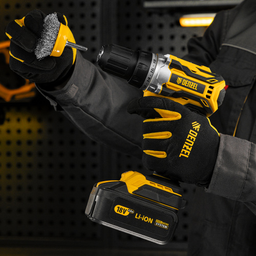 Щетка для дрели, 65 мм, Чашка, со шпилькой , нержавеющая витая проволока Denzel по ценам производителя в Москве с доставкой по всей России