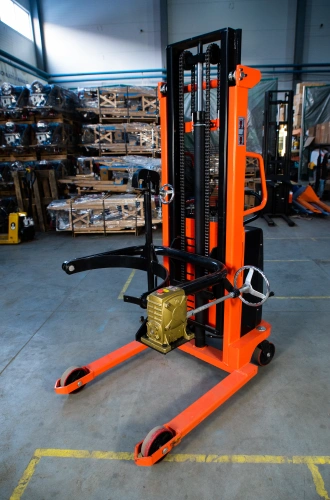 Штабелер-бочкокантователь гидравлический 0,35 т 2,5 м TOR CDT с электроподъемом по ценам производителя в Москве с доставкой по всей России