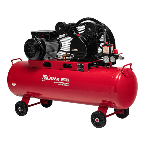 Компрессор воздушный ременный привод КР2500/80, 2,5 кВт, 80 литров, 420 л/мин МТХ по ценам производителя в Москве с доставкой по всей России