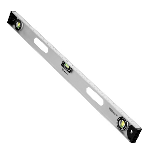 Уровень алюминиевый "Рельс", 800 мм, 3 глазка (1 поворотный) Matrix по ценам производителя в Москве с доставкой по всей России