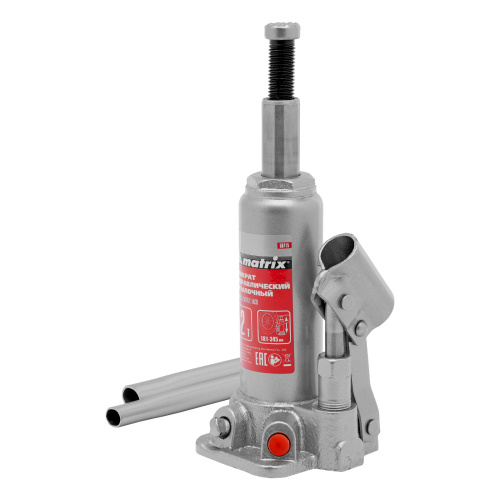 Домкрат гидравлический бутылочный, 2 т, высота подъема 181-345 мм Matrix по ценам производителя в Москве с доставкой по всей России
