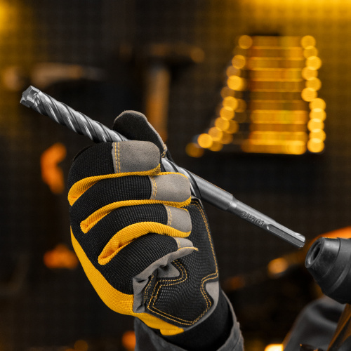 Бур по бетону, цельная крестовая пластина, 14x215 мм, SDS PLUS Denzel по ценам производителя в Москве с доставкой по всей России