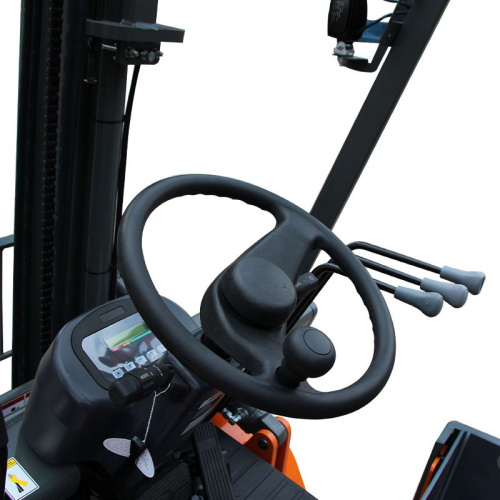 Электрический вилочный погрузчик CPD15-HA2 со свободным подъемом и боковым смещением вил по ценам производителя в Москве с доставкой по всей России