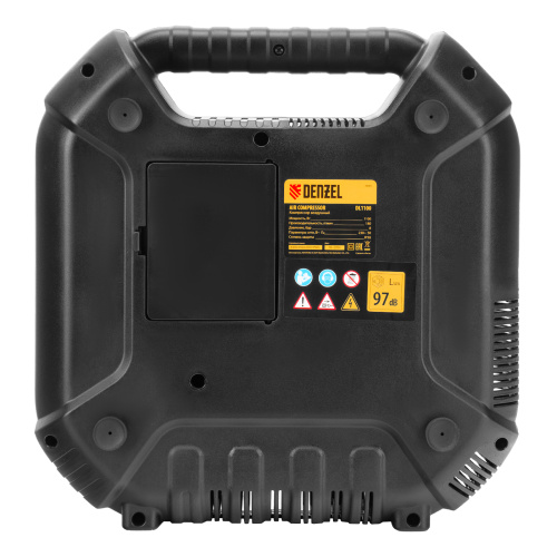 Компрессор воздушный DL1100 1.1 кВт, 180 л/мин, с набором аксессуаров Denzel по ценам производителя в Москве с доставкой по всей России