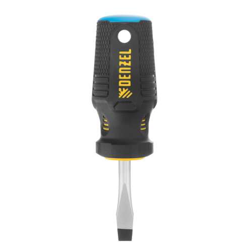 Отвертка SL6x38 мм, CrV, трехкомпонентная рукоятка Denzel по ценам производителя в Москве с доставкой по всей России