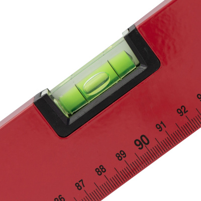 Уровень алюминиевый, 1800 мм, 3 глазка, красный, линейка MTX по ценам производителя в Москве с доставкой по всей России