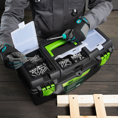 Ящик для инструментов 21”, с органайзерами Сибртех по ценам производителя в Москве с доставкой по всей России