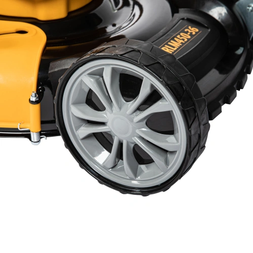 Газонокосилка аккумуляторная бесщеточная RLM450-36, Li-ion, 36 В, 4 Ач, 450 мм, травосборник 40 л Denzel по ценам производителя в Москве с доставкой по всей России