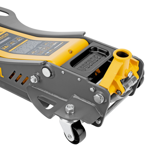 Домкрат гидравлический подкатной, 3,8 т, 110-580 мм, быстрый подъем, низкий подхват, проф. Denzel по ценам производителя в Москве с доставкой по всей России