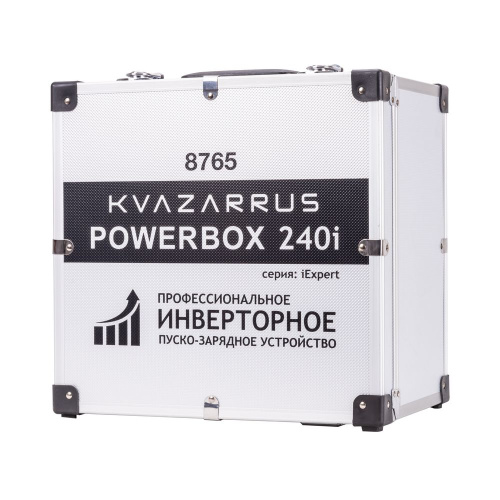 Инверторное пуско-зарядное устройство KVAZARRUS PowerBox 240i, таймер, алюминиевый кейс купить в Москве с доставкой по всей России | ProtosMarket.ru