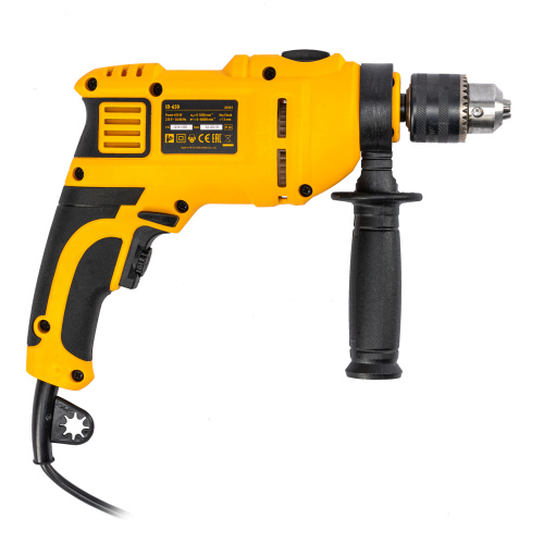 Дрель ударная ID-650, 650 Вт, 0-3000 об/мин, 48000 уд/мин Denzel по ценам производителя в Москве с доставкой по всей России