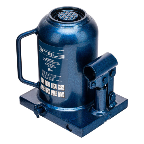 Домкрат гидравлический бутылочный телескопический, 8 т, H подъема 170-430 мм Stels по ценам производителя в Москве с доставкой по всей России