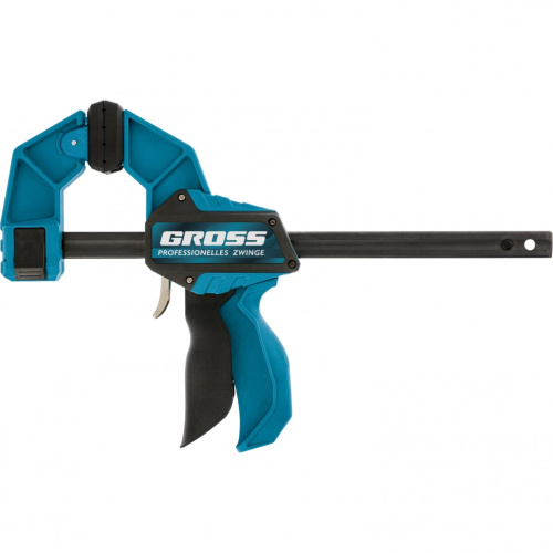 Струбцина реечная, быстрозажимная, пистолетного типа, пошаговый механизм, пластиковый корпус, 450мм Gross по ценам производителя в Москве с доставкой по всей России