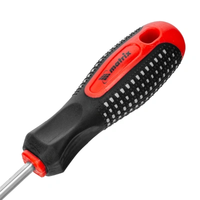 Отвертка Fusion, SL5 х 100 мм, CrV, трехкомпонентная рукоятка "Anti slip" Matrix по ценам производителя в Москве с доставкой по всей России