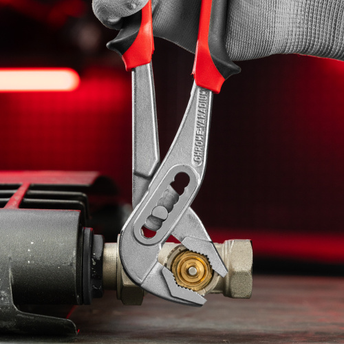 Клещи переставные Nickel (белый) 250 мм, хром-ванадий, двухкомпонентные рукоятки Matrix по ценам производителя в Москве с доставкой по всей России